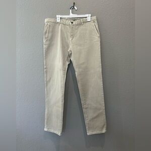 ZARA men’s straight leg pants cotton with stretch Sz 34 NWT